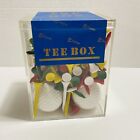 Vintage Tee Box with 200 Wooden Golf Tees & 4 Plastic Practice Balls from Target
