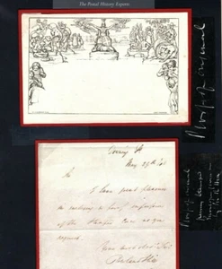 GB MULREADY PROOF Presented May 1840 Personal ROWLAND HILL Autograph Letter rx15 - Picture 1 of 12