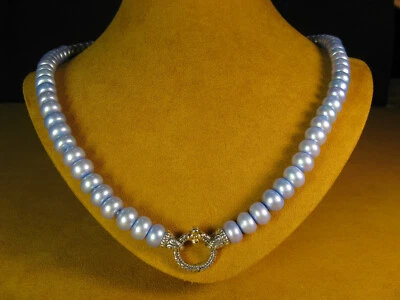 珍珠项链 BARBARA BIXBY 戒指圆形蓝色花朵连接器礼品设计师 — 第 1/3 张图片