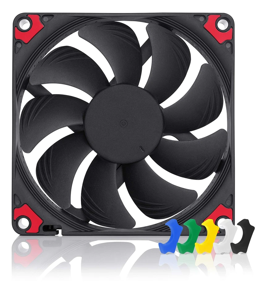 Noctua Nf-a9x14 Hs-pwm Chromax Black Premium Quiet Slim Fan 4-pin 92x14m