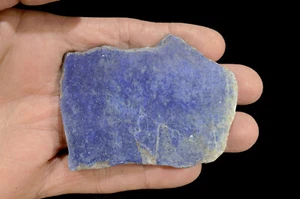 LAPIS LAZULI Slice 3 1/2" x 2 1/2" AAA Grade Polished Slab Rock Mineral Gemstone - Photo 1/2