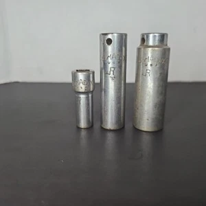 MAC Tools 11/16" 9/16" 3/8" 6pt    3/8" Drive DEEP SOCKETS USA Lot X 3  - Picture 1 of 5