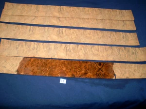 Impiallacciatura in venatura noce ponti pronti 700 x 80 mm 5 fogli n. 876 - Foto 1 di 4