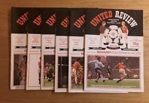Manchester United 1984/85 Season Home League Programmes select from menu - Picture 1 of 14