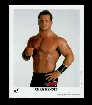 FOTO PROMOCIONAL 8X10 ORIGINAL CON LICENCIA OFICIAL WWE CHRIS BENOIT P-606 DE 2000 Foto 1 de 2