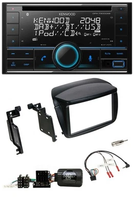 Kenwood CD 2DIN DAB USB Lenkrad Bluetooth Autoradio für Fiat Doblo ab 2010 Opel - Bild 1 von 4