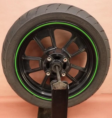 2015-2016 KAWASAKI VULCAN 650 EN650 Rear DUNLOP Tire Rim Wheel 160/60 ZR17 - Image 1 of 4