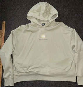 The North Face Damen Hi Lo Performance Crop Top Hoodie Doppeltasche Gr. L - Bild 1 von 6