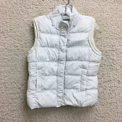 Aeropostale Vest Jacket Large Youth White Puffer Quilted Full Zip Outdoor Girls - Image 1 of 4