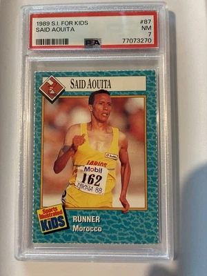 1989 Sports Illustrated для детей SI #87 Said Aouita PSA 7 поп 1 - Изображение 1 из 2