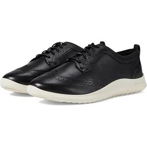 NWT Cole Haan Women's Zerogrand Meritt Wingtip Oxford ,Ivory/Black-Size 7 - Picture 1 of 6