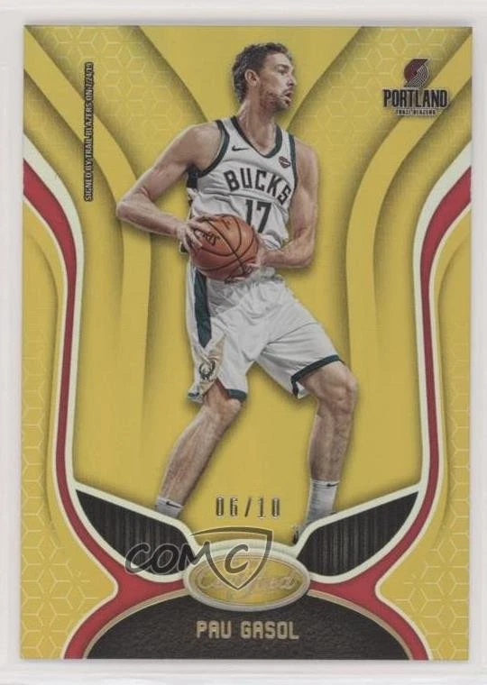 2019-20 Certified Mirror Gold /10 Pau Gasol #60 HOF - Image 1 of 2