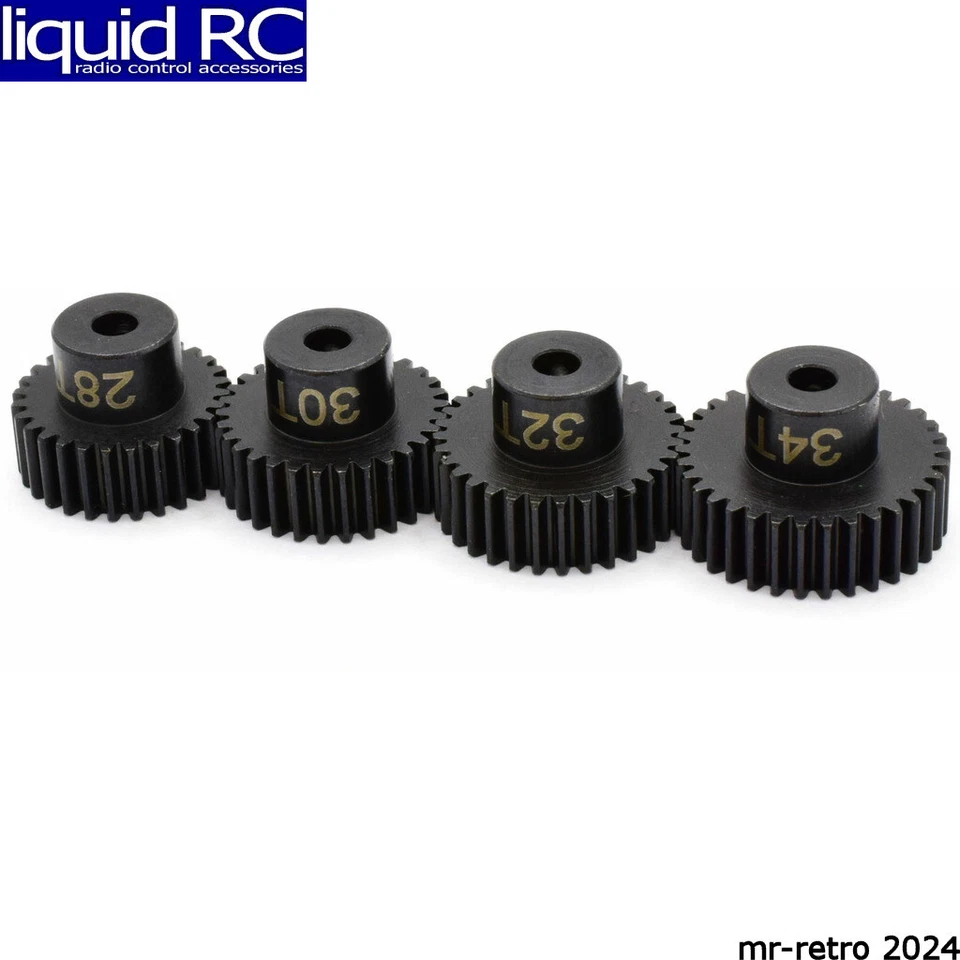 Hot Racing Ssxs8024 Light Weight Speed Tune Pinion Gear Set Hrassxs8024