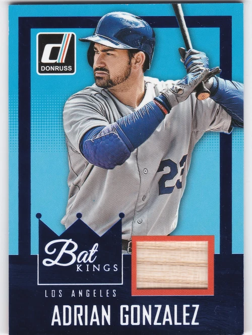 2016 Donruss Bat Kings #BKAG Adrian Gonzalez - NM - Image 1 of 1