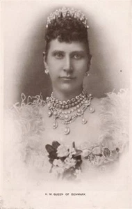 388400) AK Adel - Königin Louise von Dänemark gelaufen 1909 - Bild 1 von 1