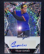 Yoelquis Céspedes 2020 Leaf Flash #BA-YC1 Auto Silver CHICAGO WHITE SOX MiLB