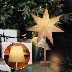 LED Stern mit Standfuß Lampenschirme Weihnachtsstern Weihnachtsdeko Tischlampe