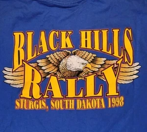 Vtg 1998 Sturgis Bike Week T-Shirt Size XL 2-Sided Nice - Picture 1 of 4