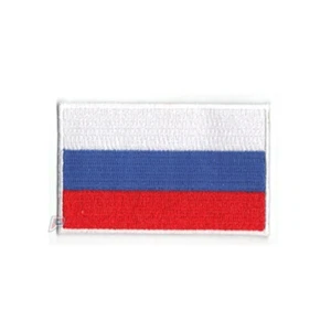 Russia Embroidered Country National Flag Iron On Patch Emblem Team - Picture 1 of 1