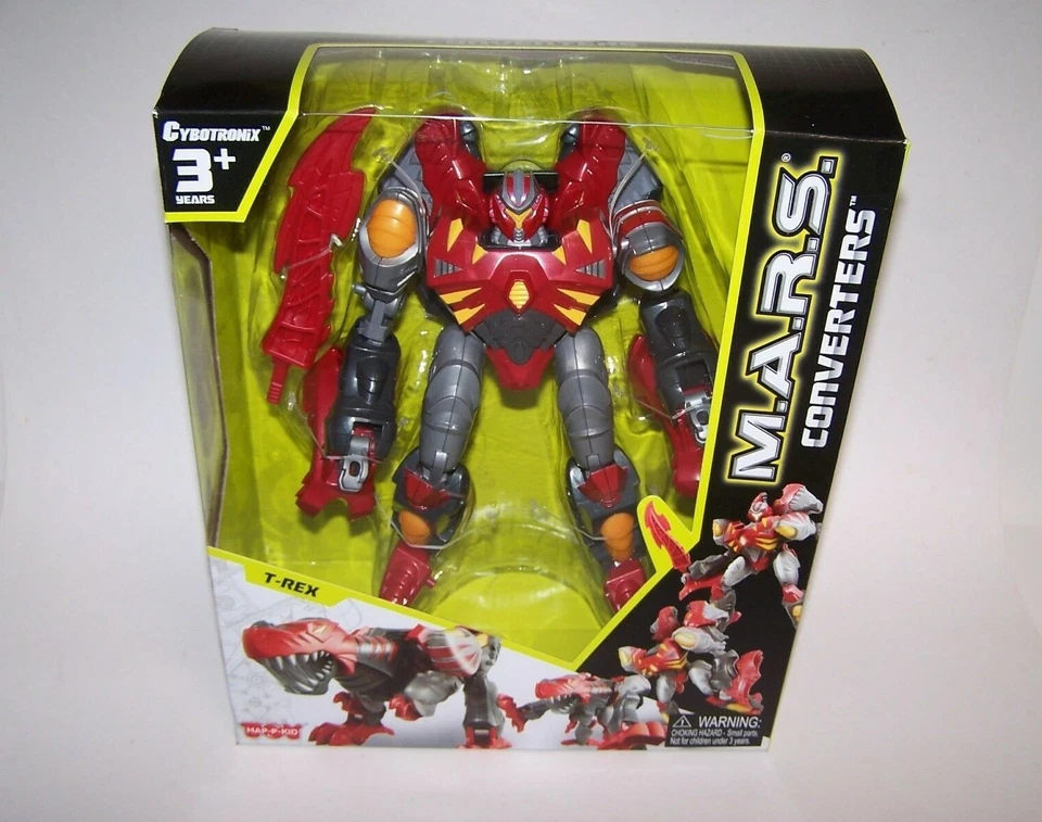 Convertidores M.A.R.S. T-REX Cybotronix 9" Transformadores y Robots NIB Foto 1 de 4
