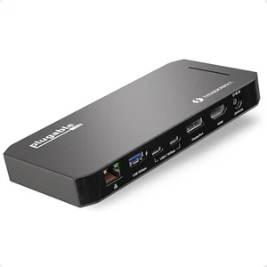 Plugable Thunderbolt 3 and USB-C Docking Station with 96W Charging TBT3-UDC3 - Afbeelding 1 van 9