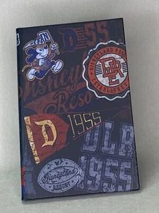 Disneyland Mickey Navy Collegiate Hardbound Journal - Picture 1 of 5