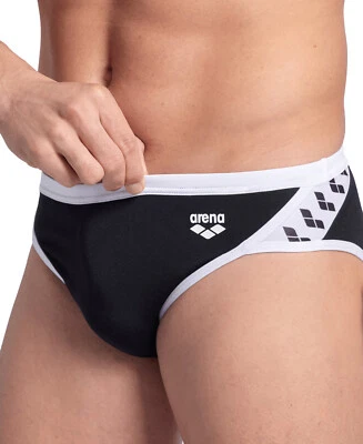 Arena Badeslip Badehose Gr. 5,6,7,8,9,10 Gr. M-4XL ICONS Brief Solid Minislip - Bild 1 von 4