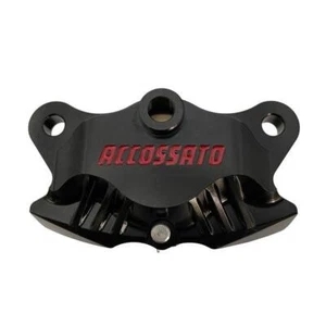 Accossato Rear axial black Brake 2p Caliper CNC with 84mm OR pads - Picture 1 of 7