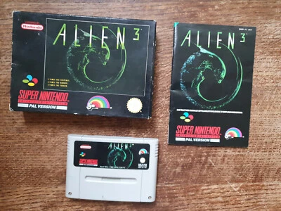 SNES SUPER NINTENDO - ALIEN 3 #ACT UKV PAL CIB - Image 1 of 4