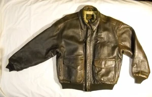 A-2 Leather Flight Jacket Cockpit USA, XL, Made In USA Brown - Picture 1 of 24