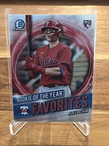 2021 Bowman Chrome Alec Bohm ROY Favorites Rookie Card #RRY-AB - Picture 1 of 2