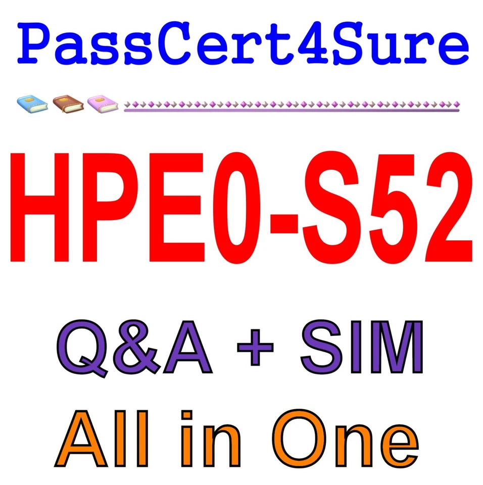 Building HPE Server Solutions HPE0-S52 examen preguntas y respuestas + SIM Foto 1 de 1