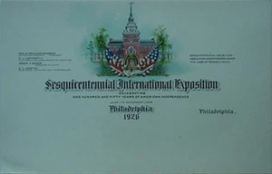 1926 PHILADELPHIA SESQUICENTENNIAL INTERNATIONAL EXPOSITION HANDBILL - Picture 1 of 1