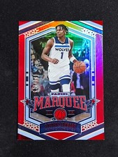 🌸Anthony Edwards 2021-22 Panini Chronicles Marquee Red /149