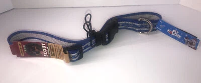 Top Paw Dog Collar Holiday Pet Blue Snow Flakes Scout Adjustable Large 18”-26” - Image 1 of 4