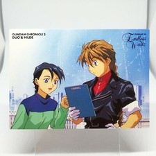 35 DUO＆HILDE Chronicle 3 Gumdam Wing Ｗ Card DASS MASTERS BANDAI JAPAN ANIME