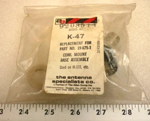 Cowl Mount Base Assembly Model K-47 replaces 19-675-3 - Picture 1 of 9