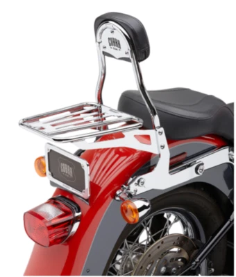 Cobra - 602-2001 - Detachable Backrest Kit, Chrome - Image 1 of 4