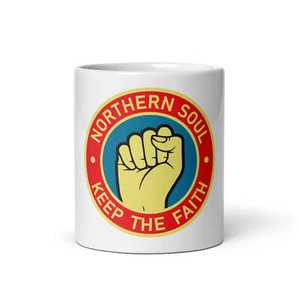 Discos de DJ de música retro de Northern Soul Keep The Faith White - Imagen 1 de 7