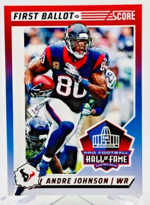 2024 Score Football #3 First Ballot Andre Johnson - Image 1 of 2