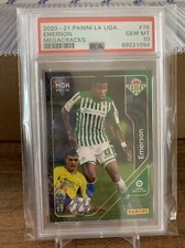 2020-21 PEDRI & Emerson Panini MKG Megacracks La Liga RC Rookie Card 76 PSA 10