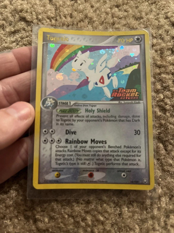 Pokémon TCG Togetic EX Team Rocket Returns 14 Reverse Holo Holo Rare - Image 1 of 1
