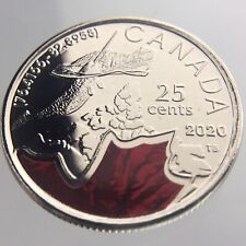 2020 Quarter 25 Cents Connecting Canada Arctic Narwhal Uncirculated Coin V589