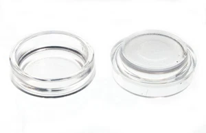 Nuovo 100 X Tazze Ruota Protezione Pavimento Alianti Piccolo Trasparente 45mm - Onestopdiy - HD - Foto 1 di 1