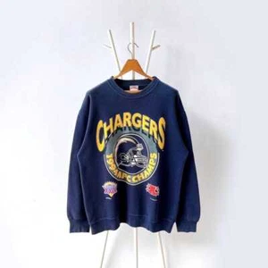 90s San Diego Chargers NFL crewneck sweatshirt, unisex cotton sweatshirt TE8868 - Picture 1 of 2