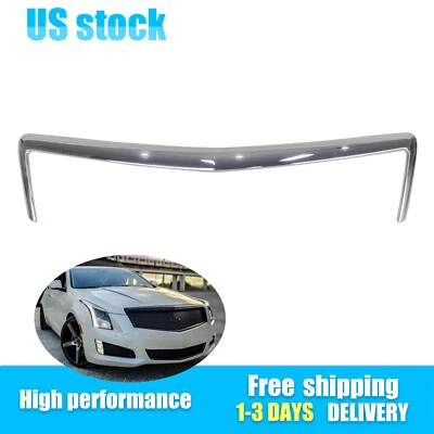 For 2013 2014 Cadillac ATS New Front Upper Chrome Grille Trim 22787973 GM1210121 - Imagem 1 de 4