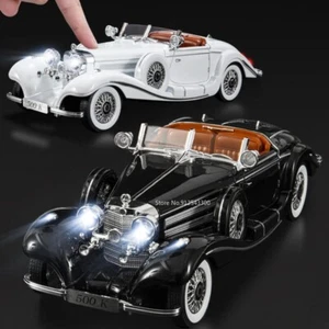 Mercedes-Benz 500K l Sammler Auto & Modellauto – 1:18 Oldtimer, Sound & Licht - Bild 1 von 6