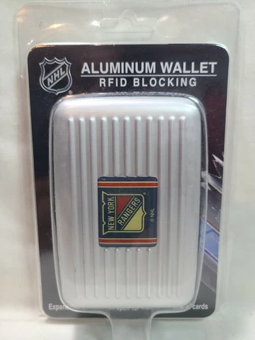 New York Rangers Aluminum RFID Blocking Wallet Cover