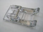 SEWING MACHINE CLIP ON CLEAR VIEW SATIN FOOT FITS BROTHER/JANOME/TOYOTA/SINGER +