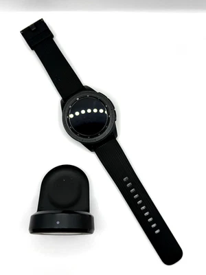 Samsung Galaxy Watch 42mm R810 Black Bluetooth Smart Watch - SM-R810 Small strap - Image 1 of 4